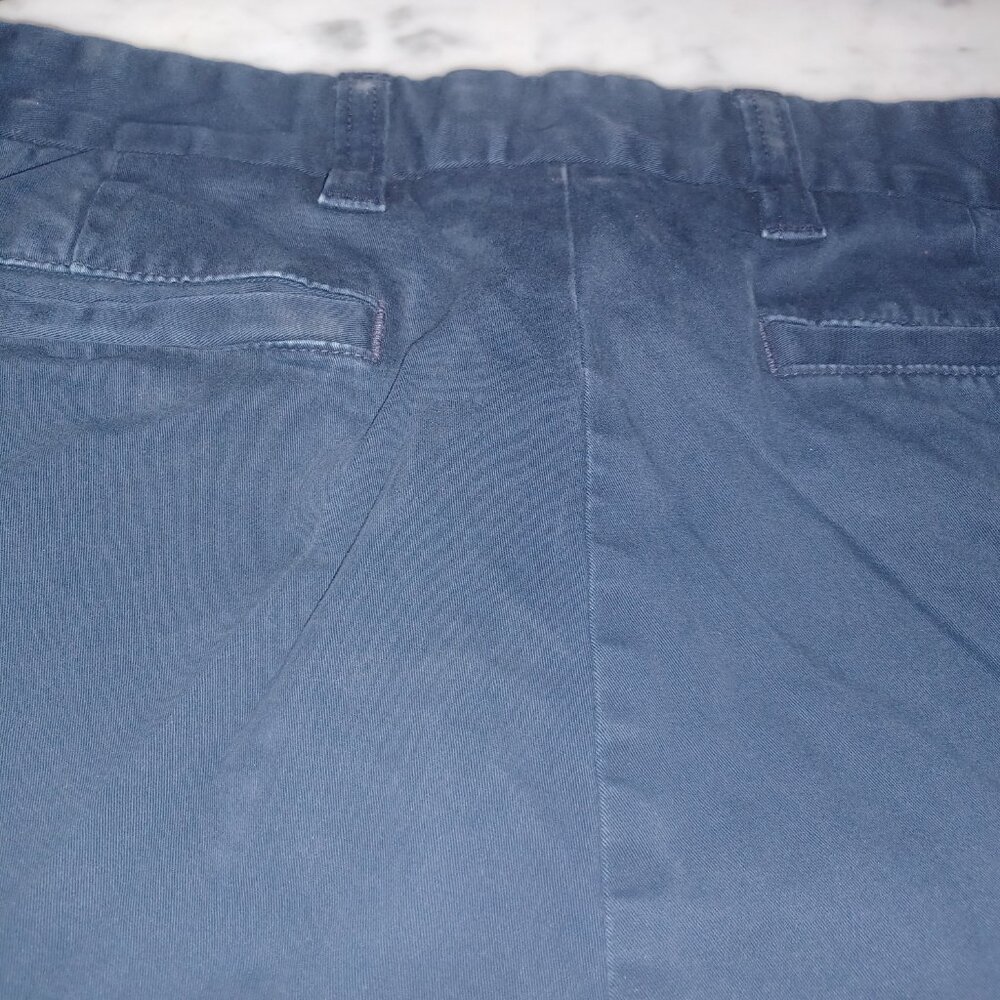 Lands' End Men's Pants SZ 32 Slim Fit Navy Blue - Picture 3 of 4